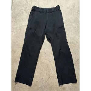 Spiewak Cargo Pants Women's Size 4 Black Casual Flat Front Straight Leg Comfort